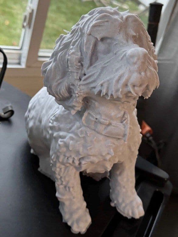 Marble Pet/Person Sculpture
